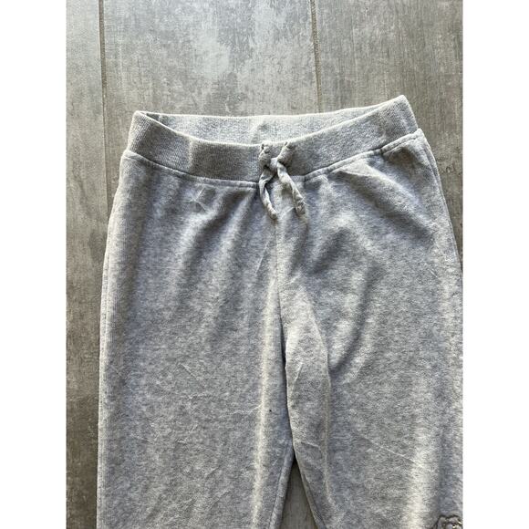HELLO KITTY Velour Velvet Gray Gold Kids Girl Sweatpants Joggers Pants Soft 6X 6 - Picture 3 of 8
